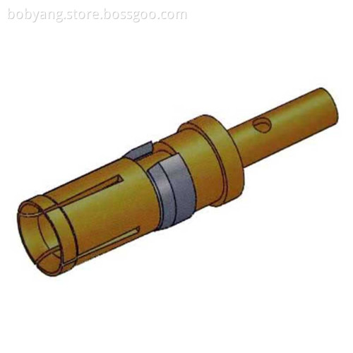 Coaxial D-SUB Connector High Current Contact Straight Female